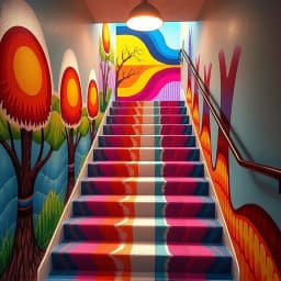 Staircase Wall Painting Ideas icon