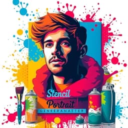 Stencil Portrait Generator icon