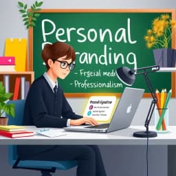 Student Email Signature Template icon