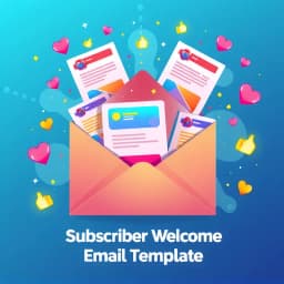 Subscriber Welcome Email Template icon
