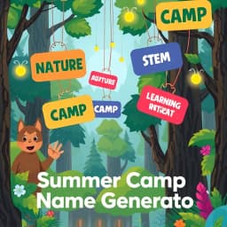 Summer Camp Name Generator icon