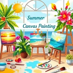 Summer Canvas Painting Ideas icon