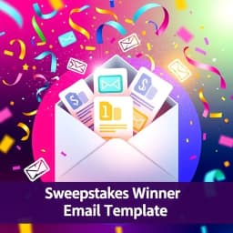 Sweepstakes Winner Email Template icon
