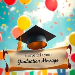 Sweet Graduation Message Generator icon