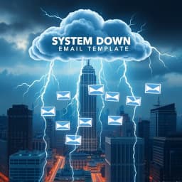 System Down Email Template icon