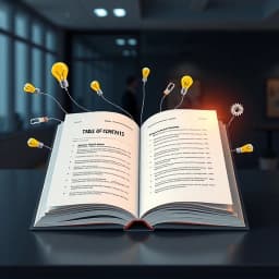 Table Of Contents For A Business Plan icon