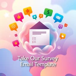 Take Our Survey Email Template icon