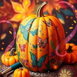 Tall Pumpkin Painting Ideas icon