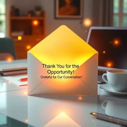 Thank You Email After Interview Subject Line Generator icon