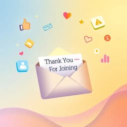 Thank You for Joining Email Template icon