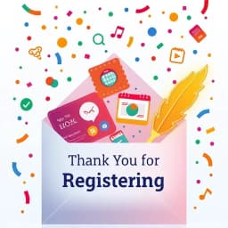 Thank You for Registering Event Email Template icon