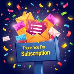 Thank You for Subscription Email Template icon
