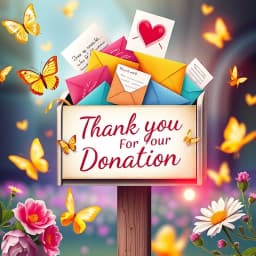 Thank You for Your Donation Email Template icon
