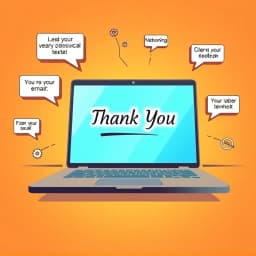 Thank You for Your Quick Response Email Template icon