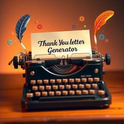 Thank You Letter to Boss Generator icon