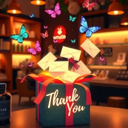 Thank You Message Generator for Customer for Purchase icon