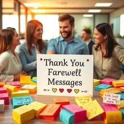 Thank You Messages Generator for Colleagues When Leaving icon