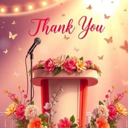 Thank You Speech Generator icon