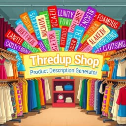 Thredup Shop Product Description Generator icon