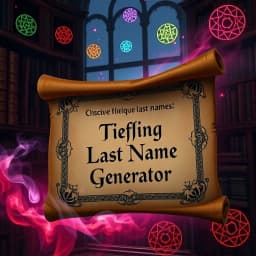 Tiefling Last Name Generator icon