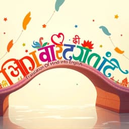 Translation of Hindi into English icon