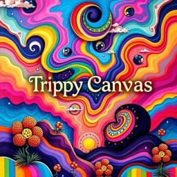 Trippy Canvas Aesthetic Painting Ideas icon