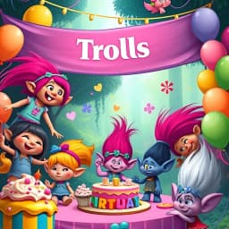Trolls Birthday Party Ideas icon