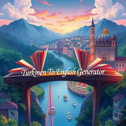 Turkmen to English Generator Ohryjmhs icon