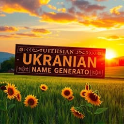 Ukrainian Name Generator icon