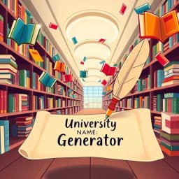 University Name Generator icon