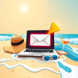 Vacation Notice Email Template icon