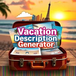 Vacation Package Description Generator icon