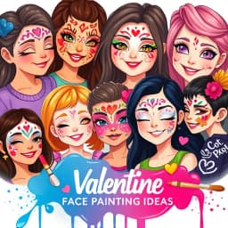 Valentine Face Painting Ideas icon