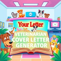 Veterinarian Cover Letter Generator icon