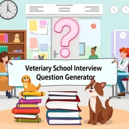 Veterinary School Interview Question Generator icon