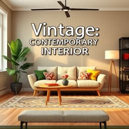 Vintage Contemporary Interior Design icon