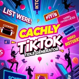 Virtual Catchy TikTok Video Title Generator icon