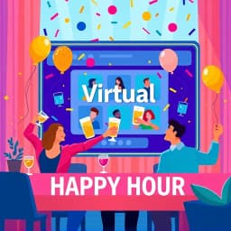 Virtual Happy Hour Email Template icon