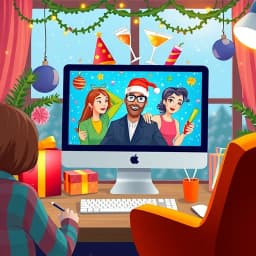 Virtual Holiday Party Ideas for Work icon