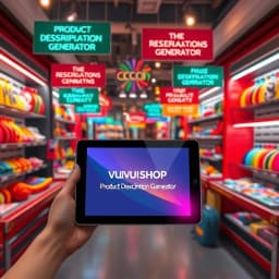 Vuivui Shop Product Description Generator icon