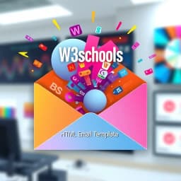 W3Schools HTML Email Template icon