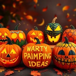 Warty Pumpkin Painting Ideas icon
