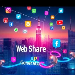 Web Share API Generator icon
