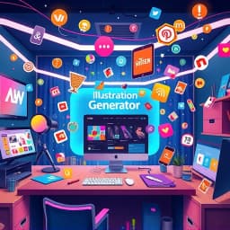 Website Illustration Generator icon