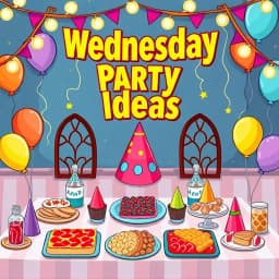 Wednesday Party Ideas icon