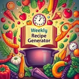 Weekly Recipe Generator icon