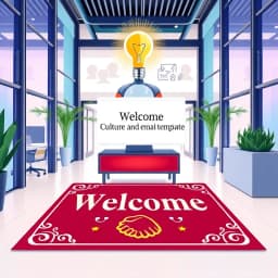 Welcome to Our Company Email Template icon