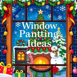 Window Painting Ideas Christmas icon