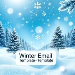 Winter Email Template icon
