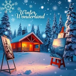 Winter Wonderland Painting Ideas icon